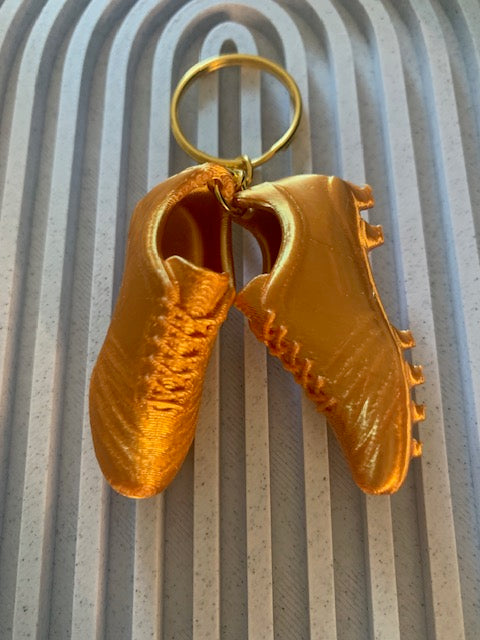 The Golden Boot 3D Printed Keychain