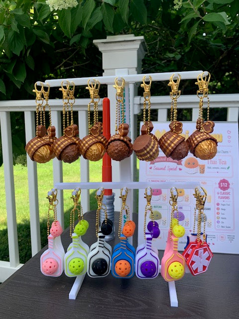 Etchline 3D clicker keychains and colorful party favors